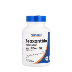 Nutricost Zeaxanthin With Lutein 60 Softgels