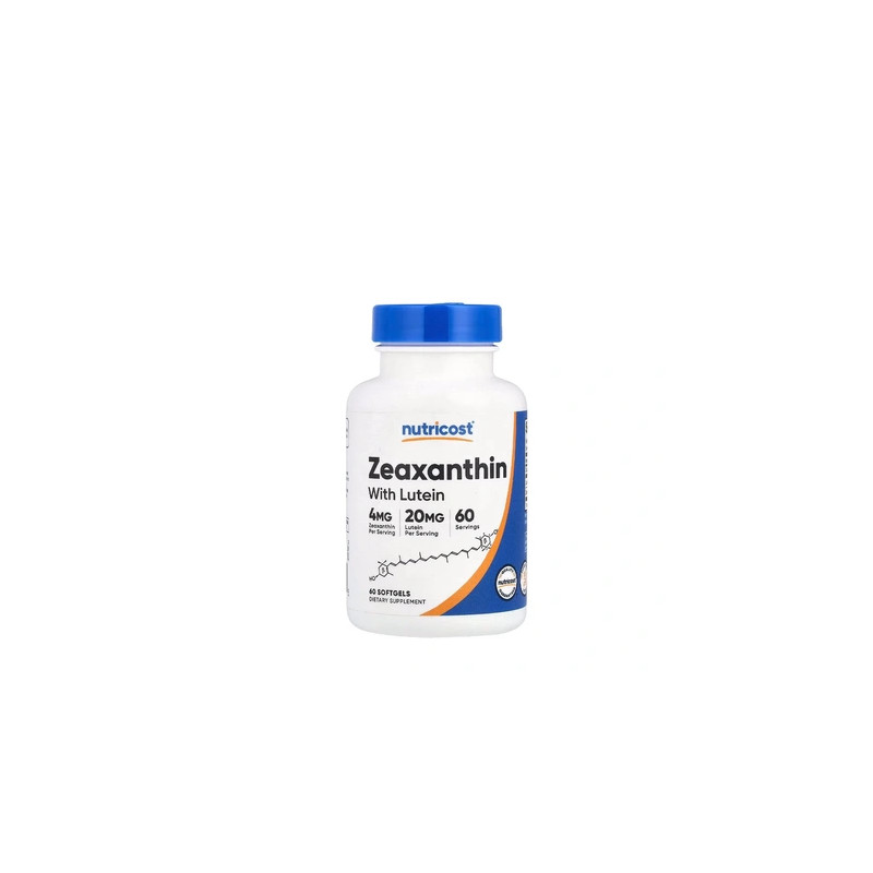 Nutricost Zeaxanthin With Lutein 60 Softgels