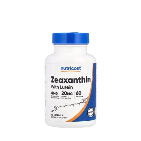 Nutricost Zeaxanthin With Lutein 60 Softgels