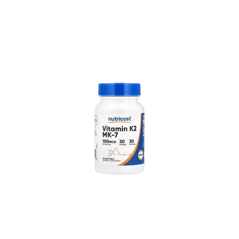 Nutricost Vitamin K2 Mk7 Softgels 30 Count