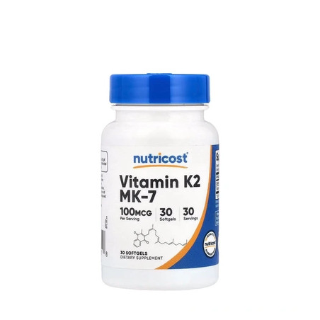 Nutricost Vitamin K2 Mk7 Softgels 30 Count