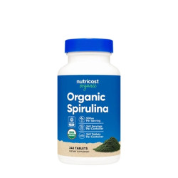 Nutricost Organic Spirulina 240 Tablets