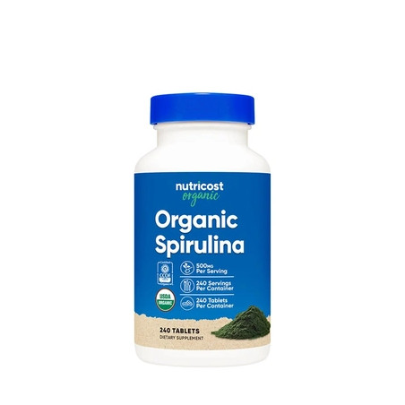 Nutricost Organic Spirulina 240 Tablets