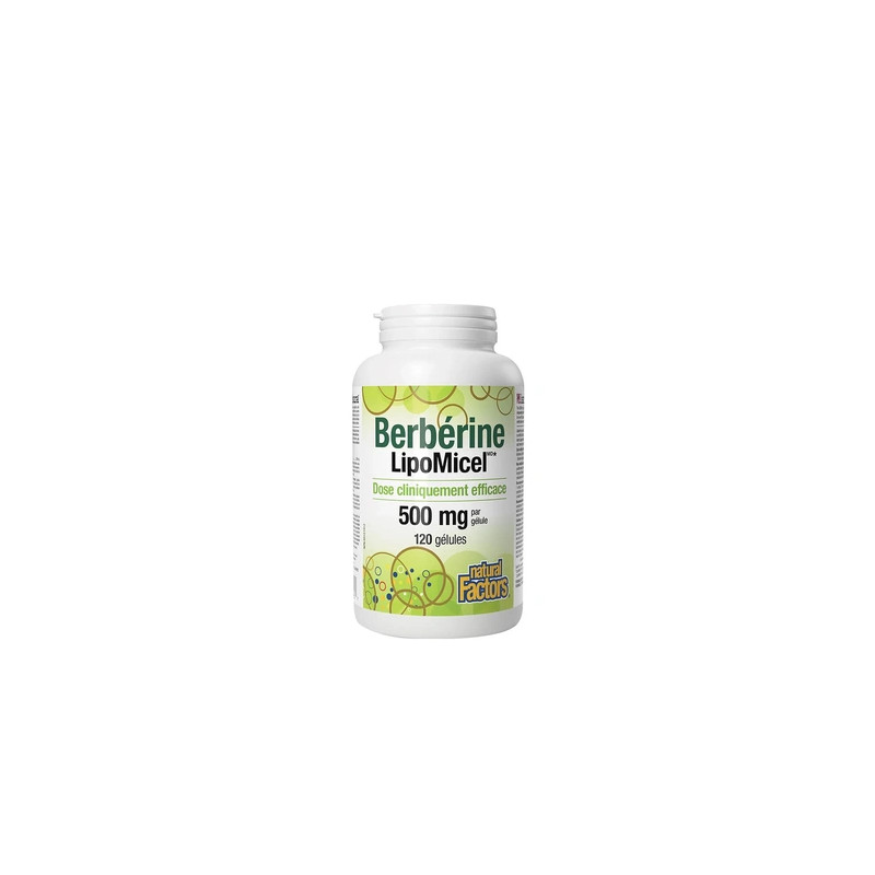 Natural Factors Berberine Lipomicel Matrix 120 Softgels