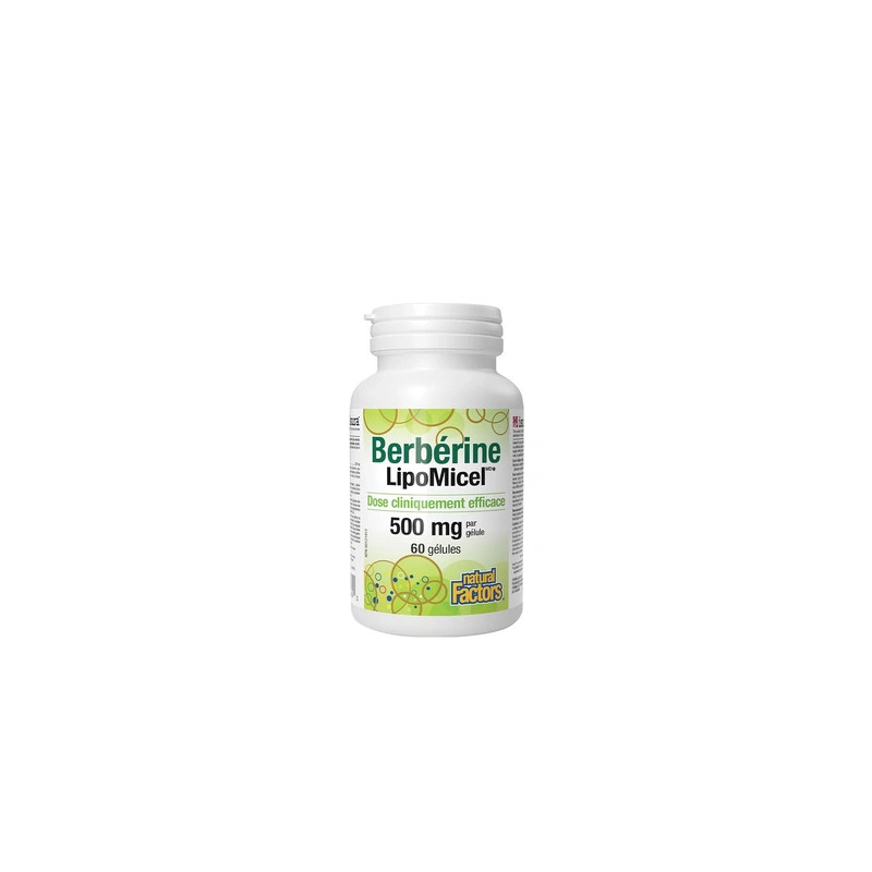 Natural Factors Berberine Lipomicel Matrix Softgels 60 Count