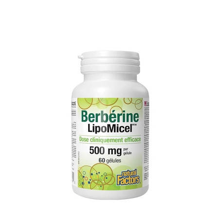 Natural Factors Berberine Lipomicel Matrix Softgels 60 Count