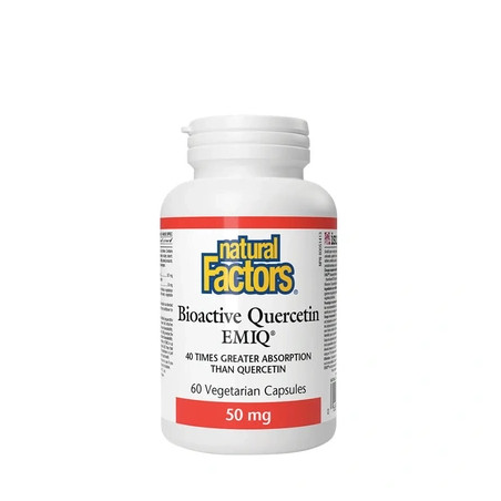 Natural Factors Bioactive Quercetin Emiq 50 Mg 60 Capsules