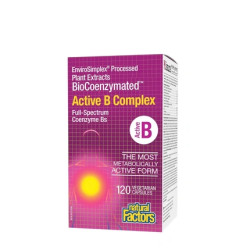 Natural Factors Biocoenzymated Active B Complex 120 Capsules