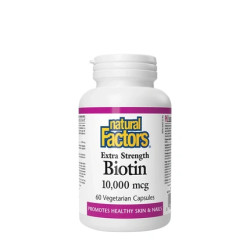 Natural Factors Extra Strength Biotin 10000 Mcg 60 Capsules