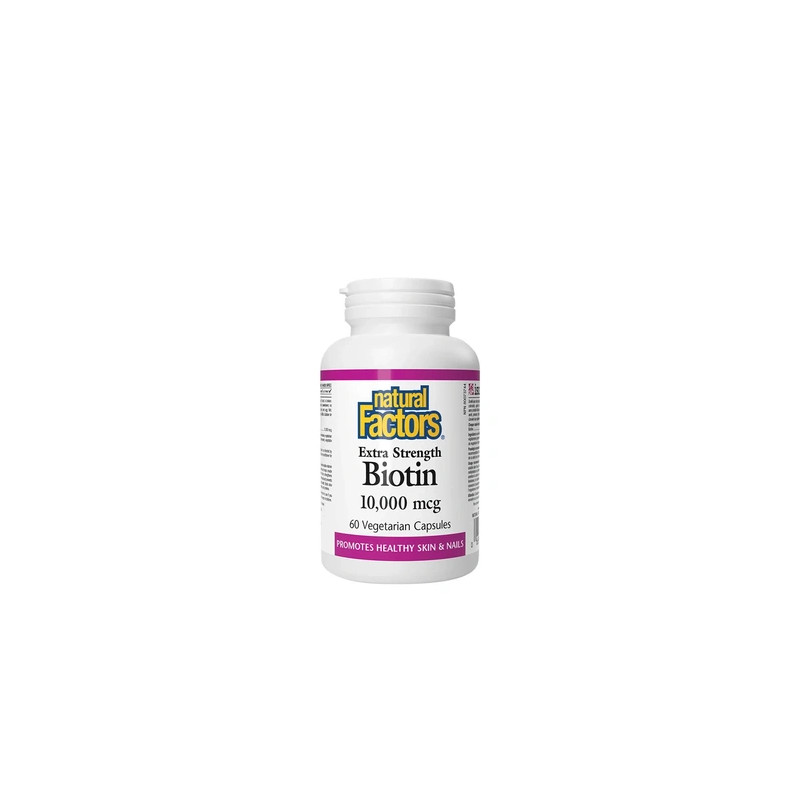 Natural Factors Extra Strength Biotin 10000 Mcg 60 Capsules
