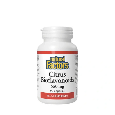 Natural Factors Citrus Bioflavonoids Plus Hesperidin 650 Mg 90 Capsules