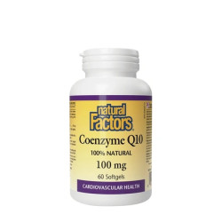 Natural Factors Coenzyme Q10 100 Natural 100 Mg 60 Softgels