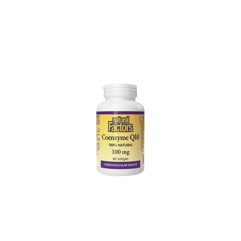 Natural Factors Coenzyme Q10 100 Natural 100 Mg 60 Softgels