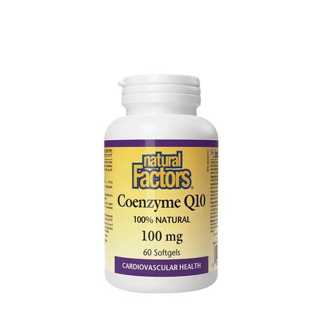 Natural Factors Coenzyme Q10 100 Natural 100 Mg 60 Softgels