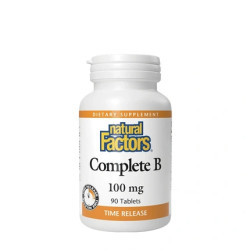 Natural Factors Complete B Timerelease Tablets 90 Count