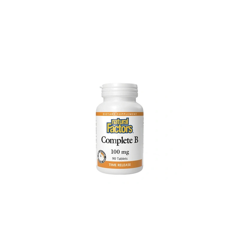 Natural Factors Complete B Timerelease Tablets 90 Count