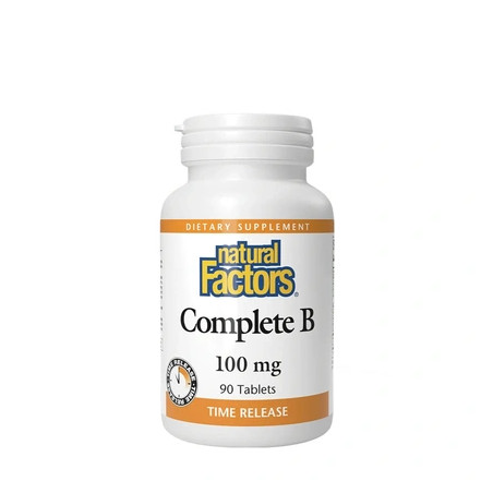 Natural Factors Complete B Timerelease Tablets 90 Count