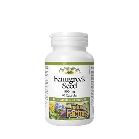 Natural Factors Fenugreek Seed 500 Mg 90 Capsules