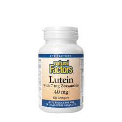 Natural Factors Lutein 40 Mg With Zeaxanthin 60 Softgels