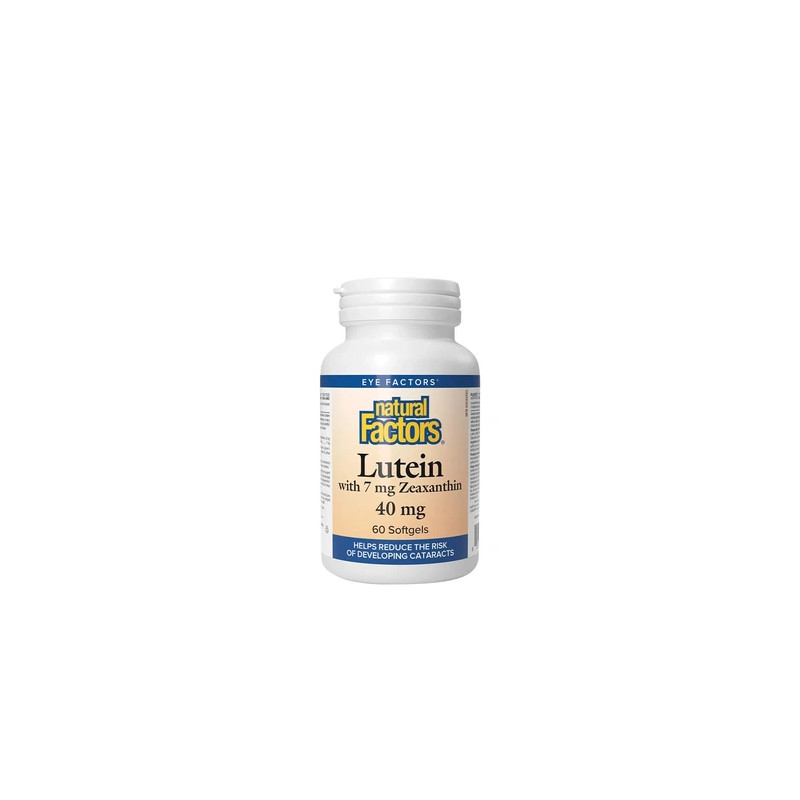 Natural Factors Lutein 40 Mg With Zeaxanthin 60 Softgels