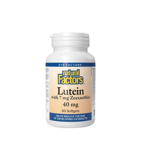Natural Factors Lutein 40 Mg With Zeaxanthin 60 Softgels