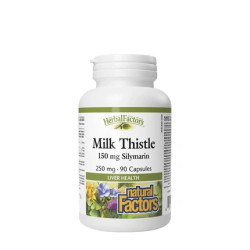 Natural Factors Milk Thistle 250 Mg With 150 Mg Silymarin 90 Capsules