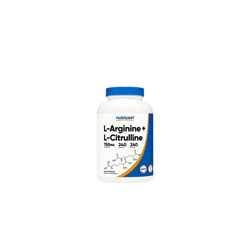 Nutricost Larginine Lcitrulline Complex Capsules 240 Count