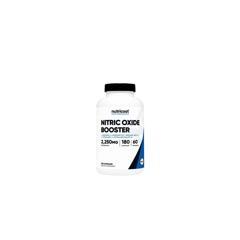 Nutricost Nitric Oxide Booster 750 Mg 180 Capsules