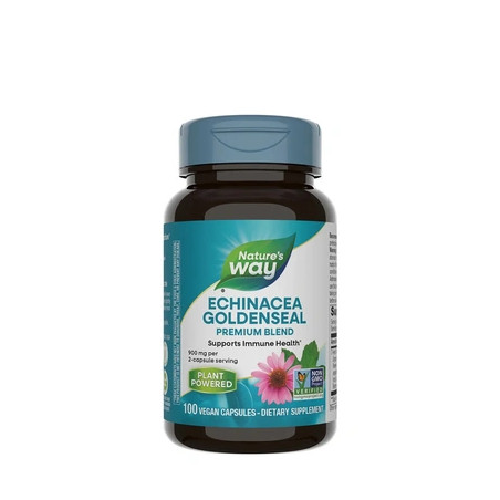 Nature's Way Echinacea Goldenseal Premium Blend 100 Capsules