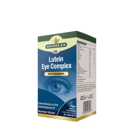 Natures Aid Lutein Eye Complex 30 Tablets