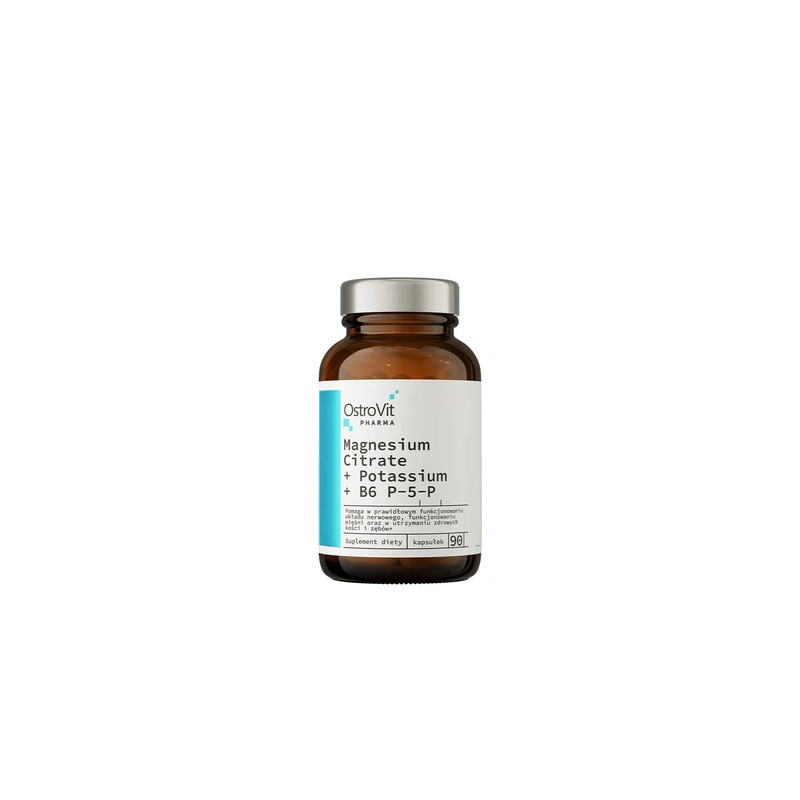 Ostrovit Ostrovit Pharma Magnesium Citrate Potassium Vitamin B6 P5p 90 Capsules