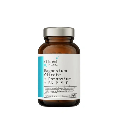 Ostrovit Ostrovit Pharma Magnesium Citrate Potassium Vitamin B6 P5p 90 Capsules