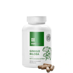 Usa Medical Ginkgo Biloba 60 Capsules