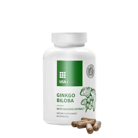 Usa Medical Ginkgo Biloba 60 Capsules