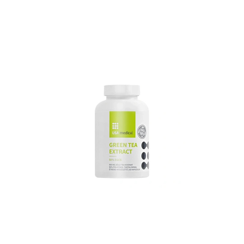 Usa Medical Green Tea Extract With 50 Egcg 60 Capsules