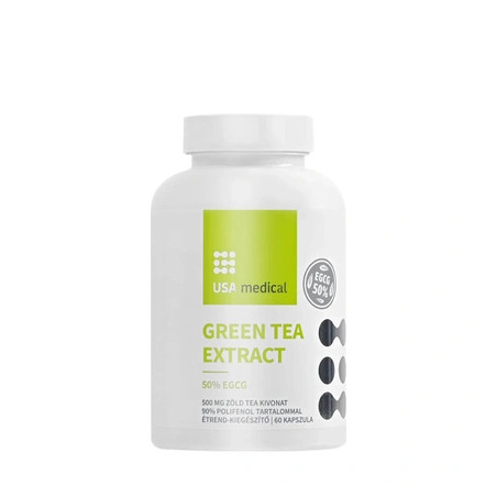 Usa Medical Green Tea Extract With 50 Egcg 60 Capsules
