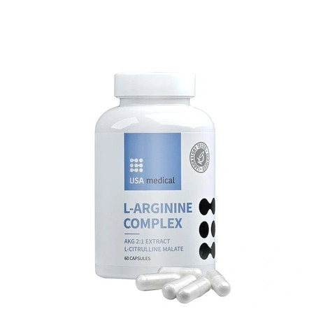 Usa Medical Larginine Complex 60 Capsules