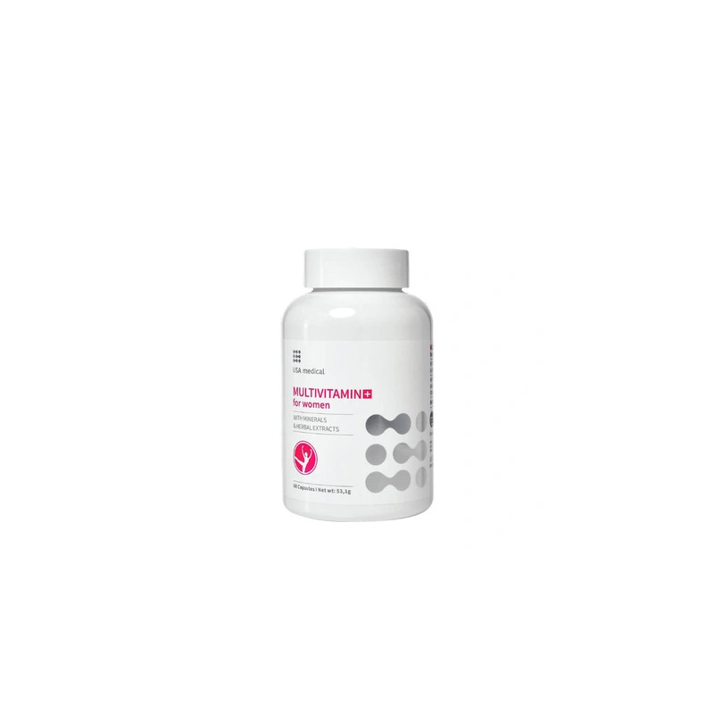 Usa Medical Multivitamin For Women 60 Capsules