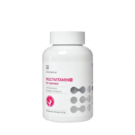 Usa Medical Multivitamin For Women 60 Capsules