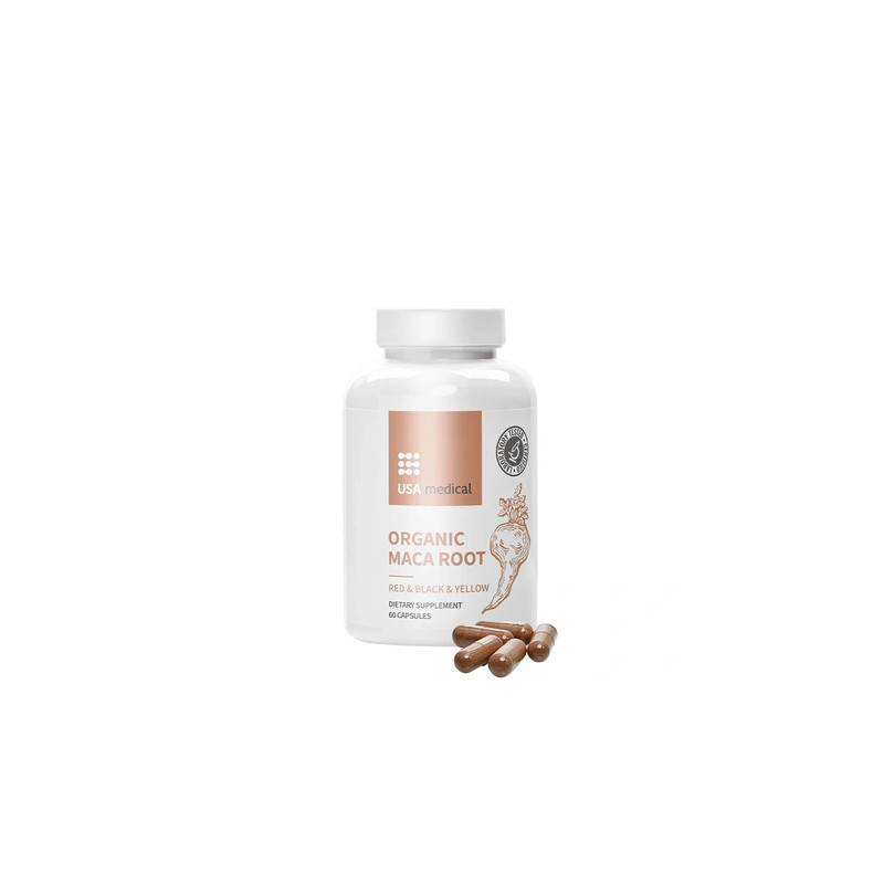 Usa Medical Organic Maca Root 60 Capsules