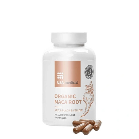 Usa Medical Organic Maca Root 60 Capsules
