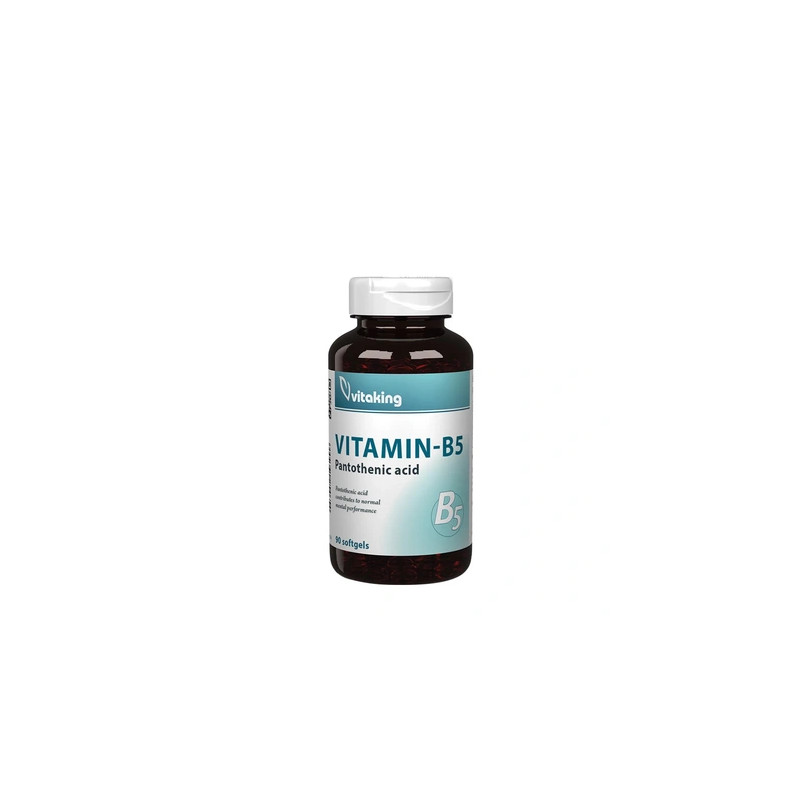 Vitaking Pantothenic Acid Vitamin B5 200 Mg 90 Softgels