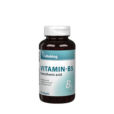 Vitaking Pantothenic Acid Vitamin B5 200 Mg 90 Softgels