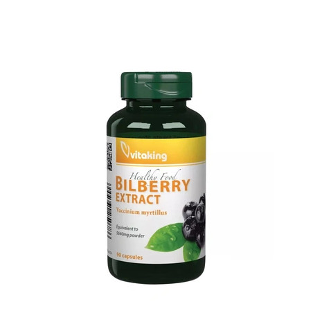Vitaking Bilberry Extract 470 Mg 90 Capsules