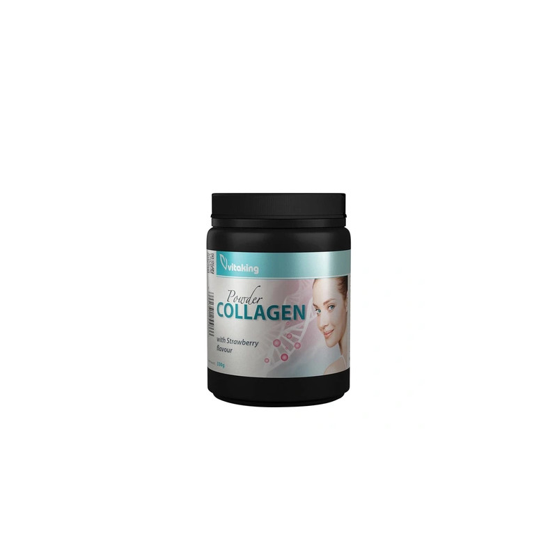 Vitaking Collagen Powder Strawberry Flavor 330g Pouch