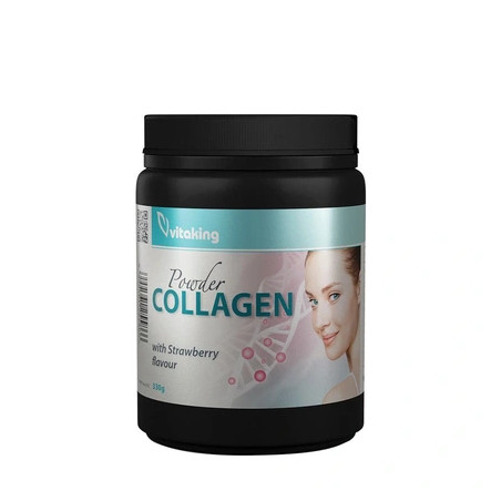 Vitaking Collagen Powder Strawberry Flavor 330g Pouch