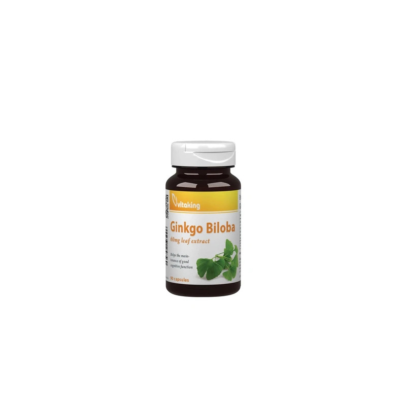 Vitaking Ginkgo Biloba 60mg Leaf Extract 90 Capsules