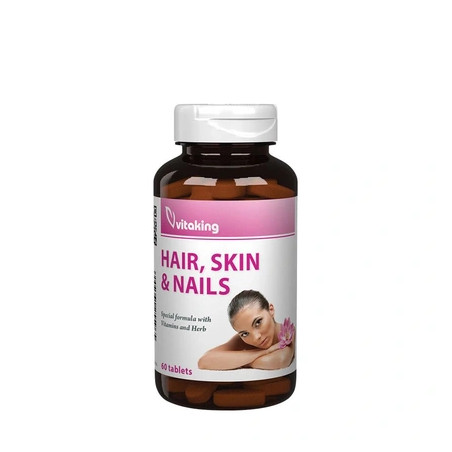 Vitaking Hair Skin & Nails Vitamin Supplement 60 Tablets