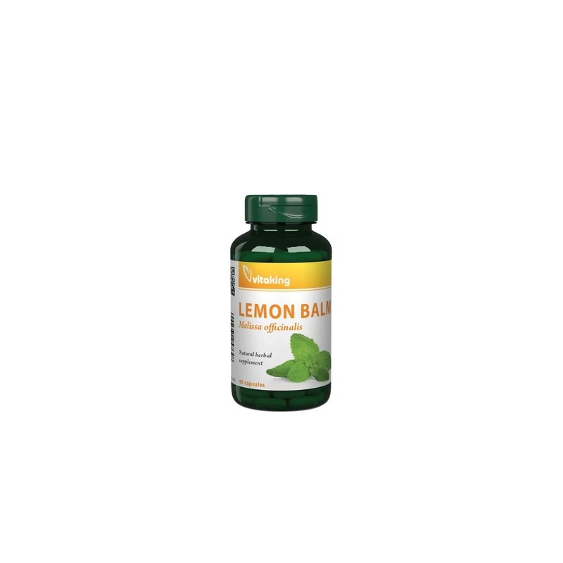 Vitaking Lemon Balm 500 Mg 60 Capsules