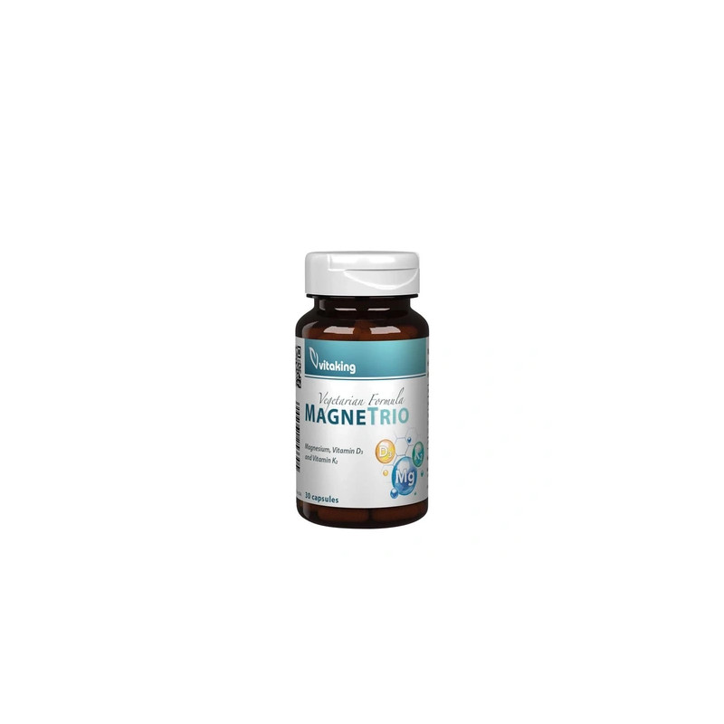 Vitaking Magnetrio D3 K2 Magnesium Bisglycinate 30 Capsules
